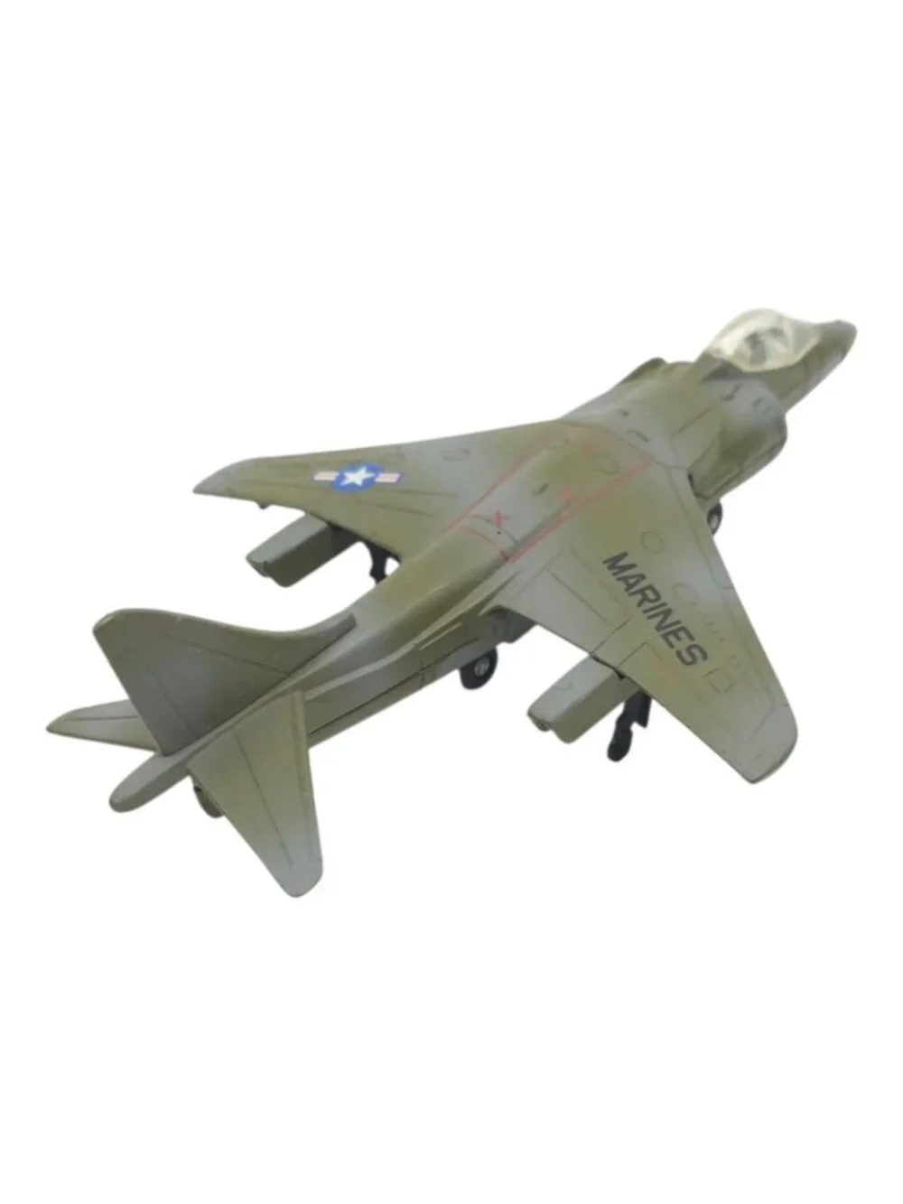 ERTL US Marines AV-8B Harrier Jet Diecast Vintage Model Military Airplane Toy